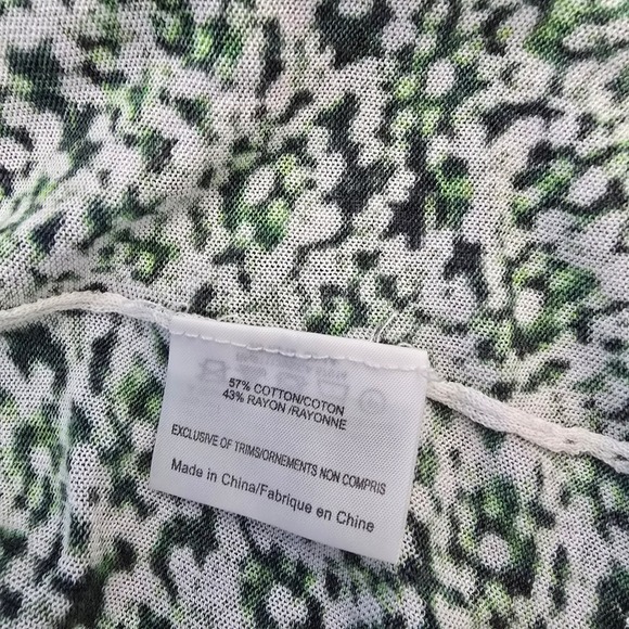 Tory Burch‎ Floral Print 3/4 Sleeve Button Front Cardigan Sweater EUC - Picture 5 of 9